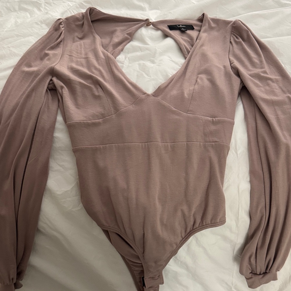 Lulus taupe bodysuit